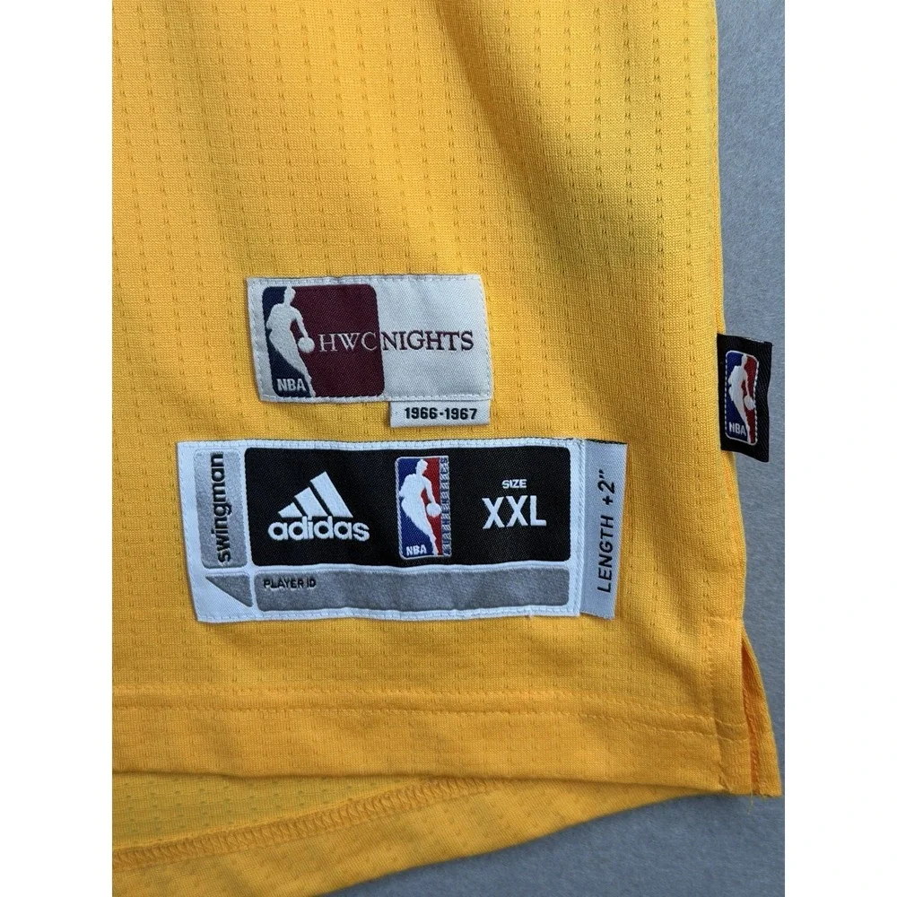 GOLDEN STATE WARRIORS 2XL Jersey The City CURRY Adidas Hardwood Classics NBA